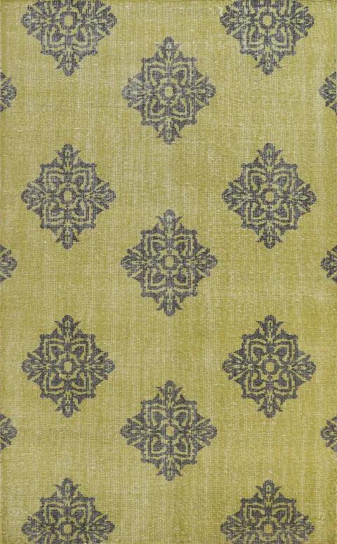 Vintage Style Abstract Oriental Area Rug 6x9