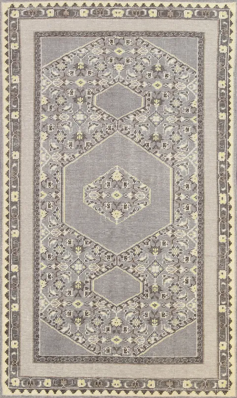 Geometric Oushak Oriental Area Rug 5x8
