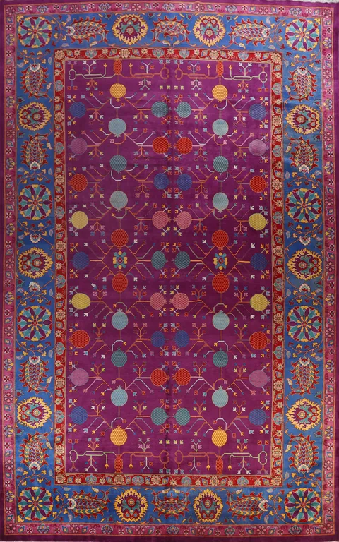 Large 100% Vegetable Dye Tabriz Persian Area Rug 11x18