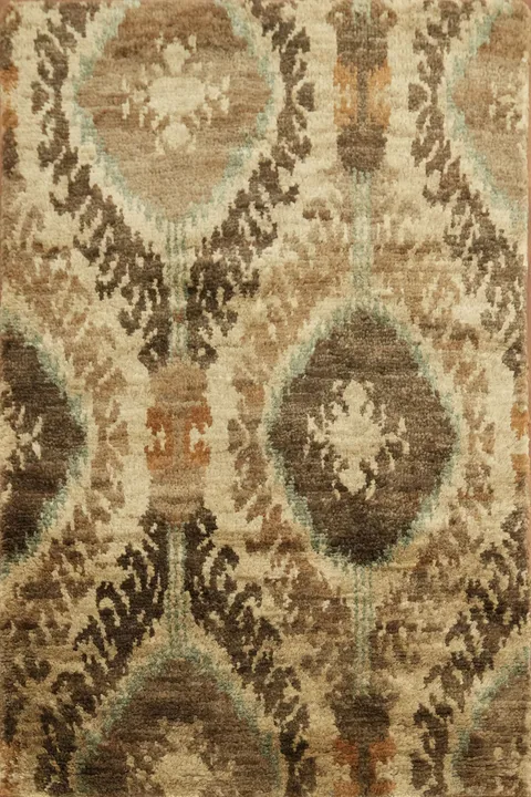 Exquisite Indian Wool Blend Rug for Luxurious Home Decor 4x6