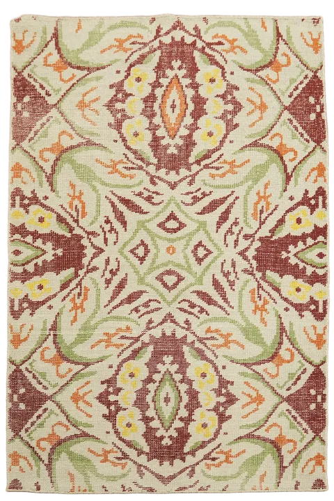 All-Over Abstract Distressed Rug 4x6