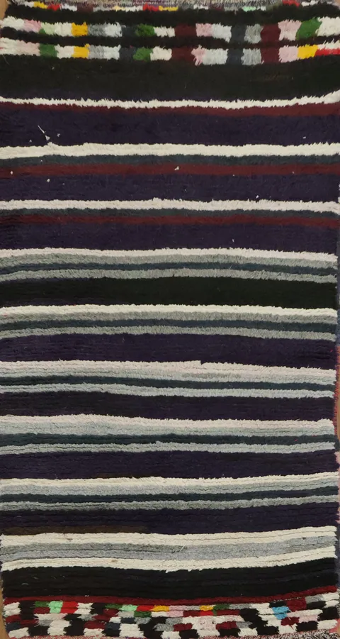 Stripe Moroccan Oriental Area Rug 3x5