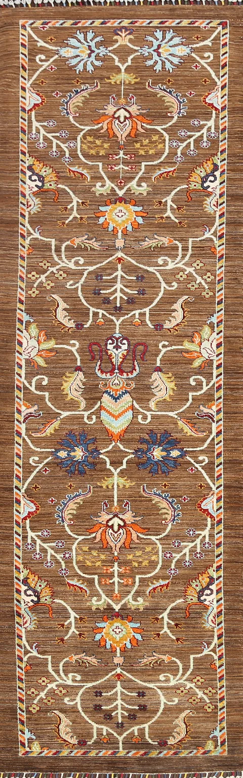 Floral Ziegler Oriental Runner Rug 3x10