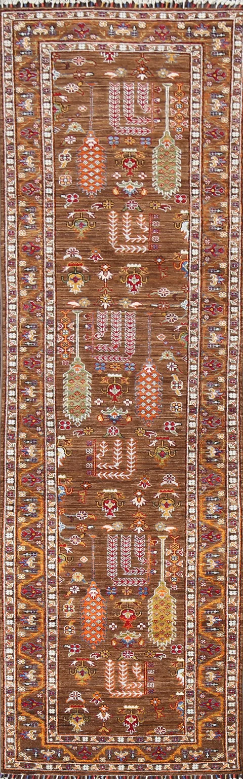 Tribal Bakhtiari Oriental Runner Rug 3x10