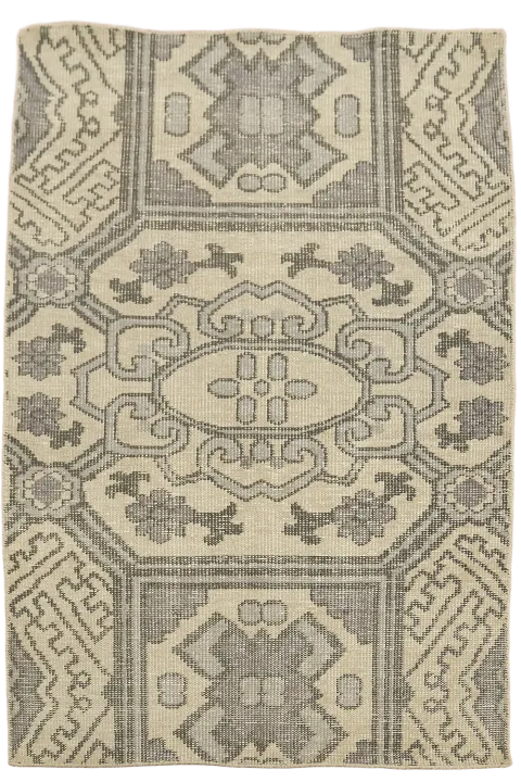 Abstract Oriental Rug 4x6
