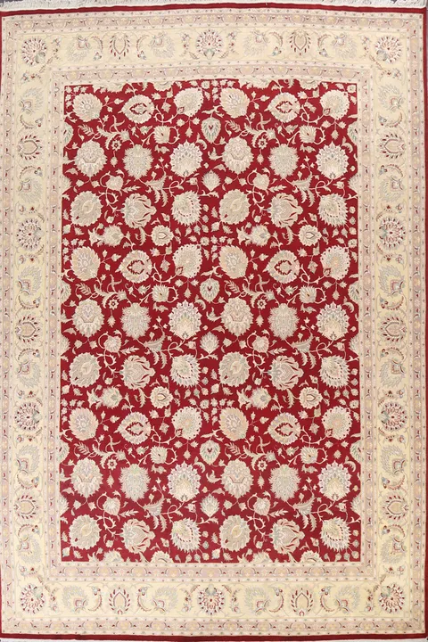 Vegetable Dye Tabriz Oriental Area Rug 9x13