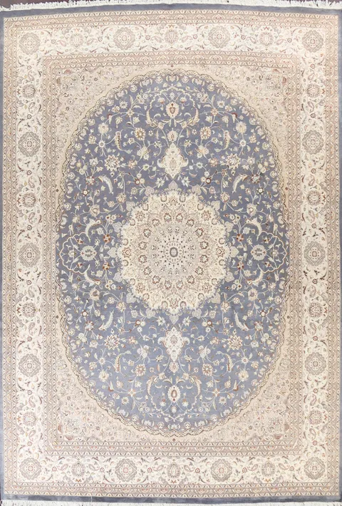 Detailed Floral Design Oriental Area Rug 9x12