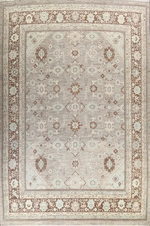 Classic Patterned Large Rug with Subtle Earth Tone Accents 13x17