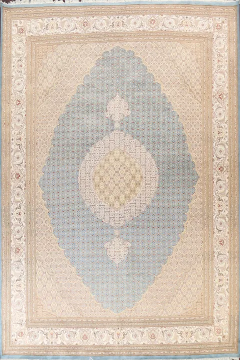 Geometric Tabriz Mahi Oriental Area Rug 9x12