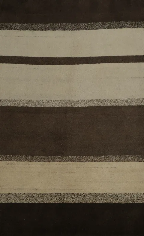 Contemporary Stripes Gabbeh Oriental Rug 5x7 to Elevate Your Space