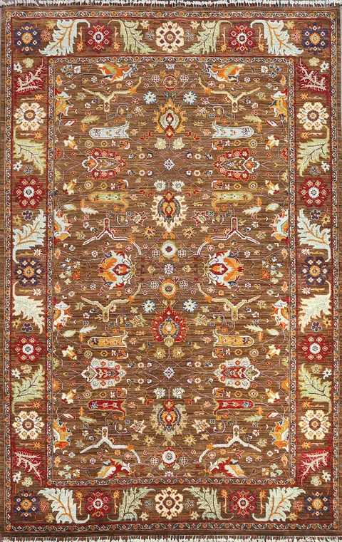Vegetable Dye Ziegler Oriental Area Rug 7x10