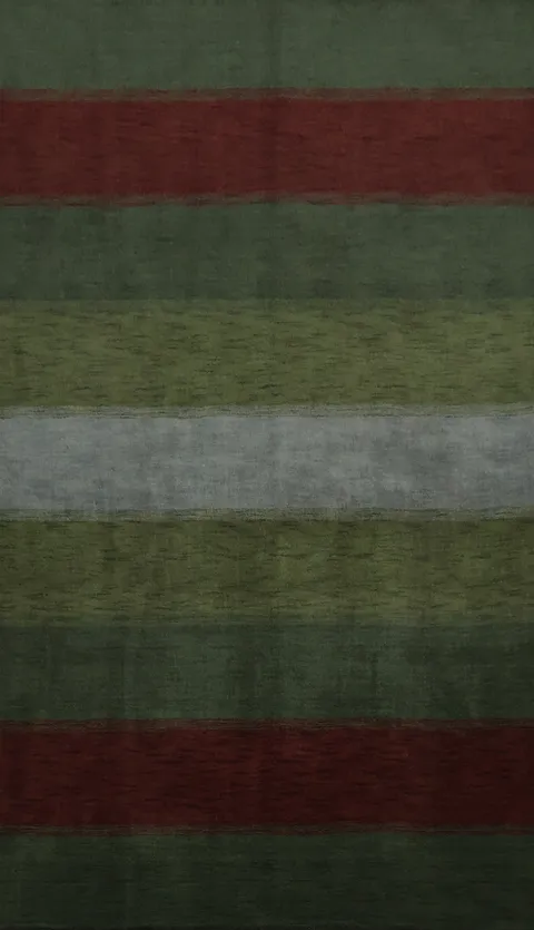 Elegant Gabbeh Area Rug 7x10 with Subtle Striped Patterns
