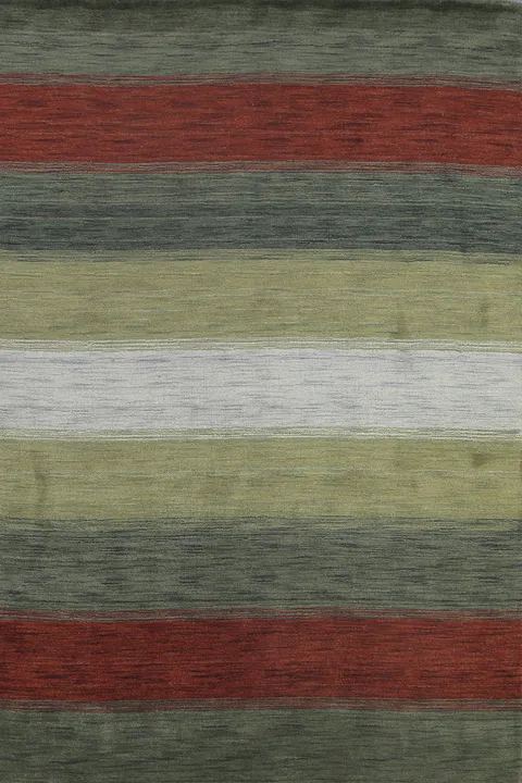 Striped Gabbeh Oriental Area Rug 6x8