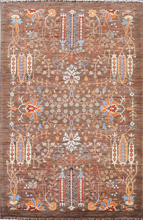 Vegetable Dye Ziegler Oriental Area Rug 7x10