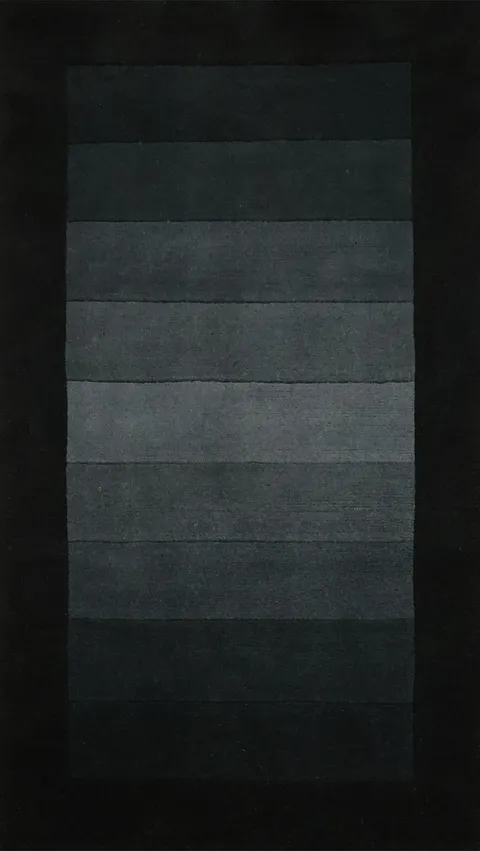 Sleek Charcoal Stripes Rug Perfect for Contemporary Homes 3x5