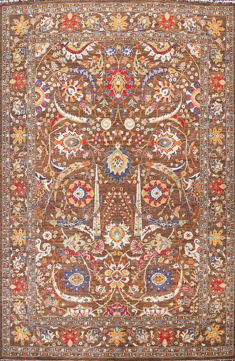 Vegetable Dye Ziegler Oriental Area Rug 9x12