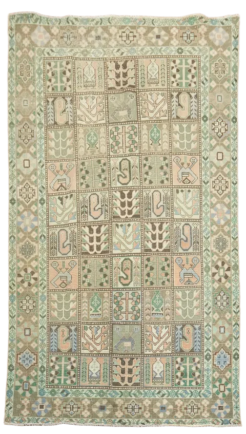 Garden Design Bakhtiari Persian Area Rug 5x9