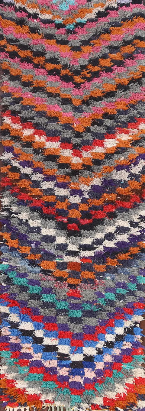Moroccan Oriental Runner Rug 3x9