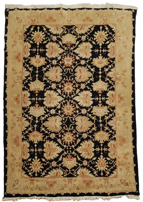 Vegetable Dye Tabriz Persian Area Rug 5x7