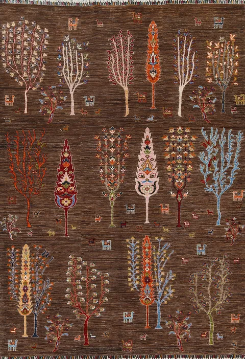 Wool Ziegler Vegetable Dye Area Rug 6x7