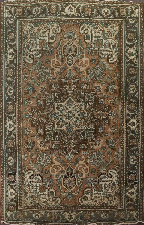 Handmade Heriz Persian Area Rug 8x11