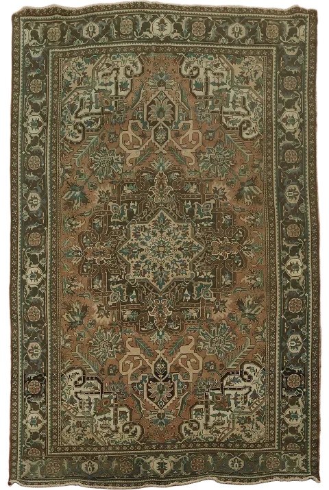 Handmade Heriz Persian Area Rug 8x11