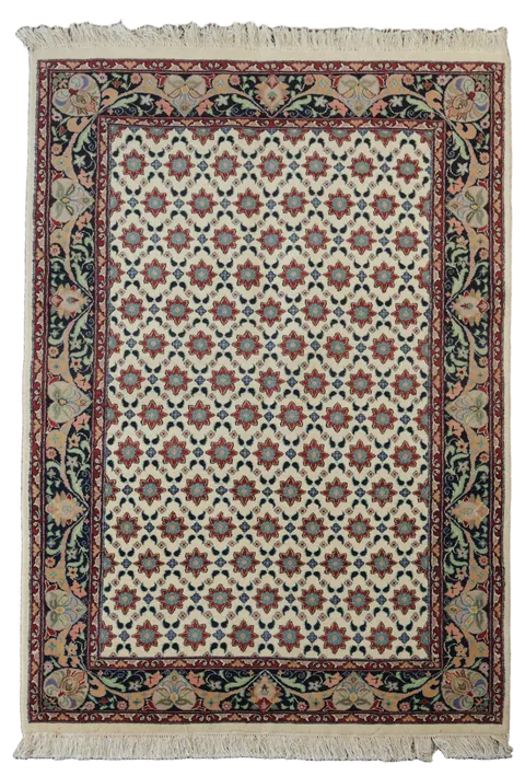 Vegetable Dye Aubusson Wool Wool Rug 4x6