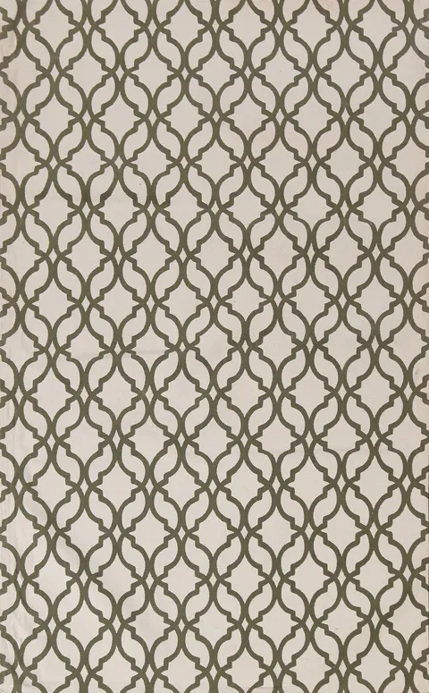Wool Trellis Contemporary Rug 5x8