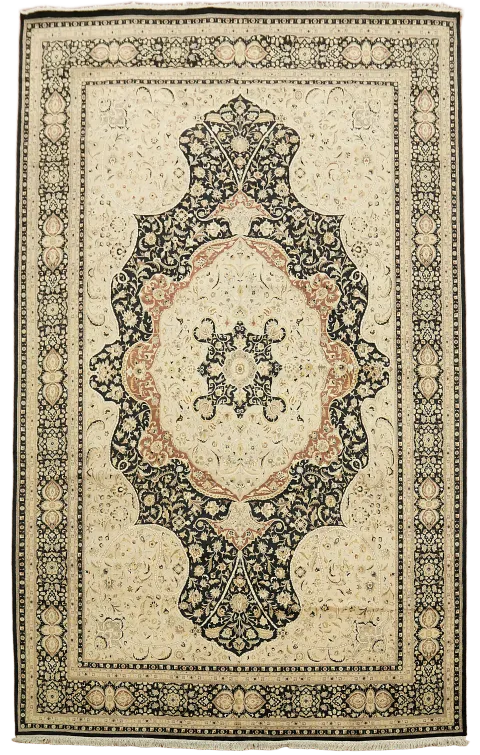Vegetable Dye Large Tabriz Handmade Rug 12x18