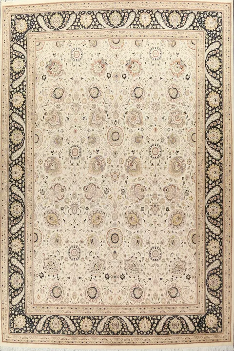 Exquisite Floral Pattern Rug for Sophisticated Interiors 10x14