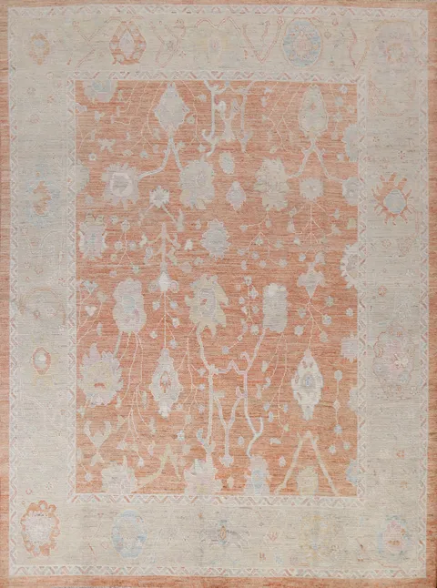 Muted Oushak Turkish Area Rug 8x10