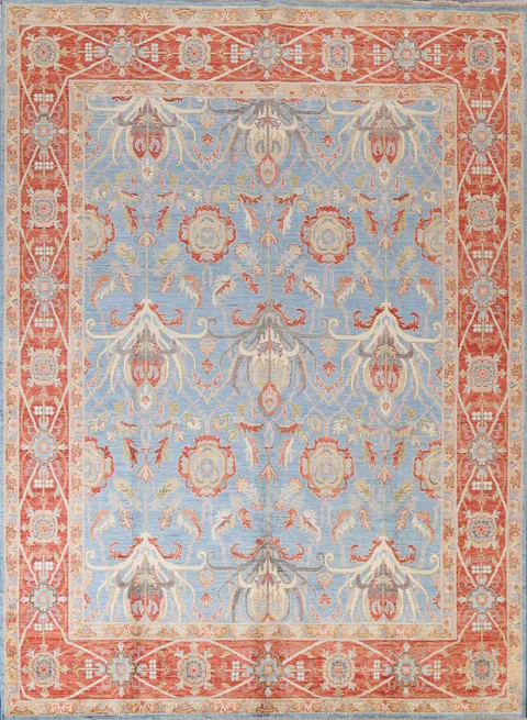 Vegetable Dye Ziegler Handmade Area Rug 8x10
