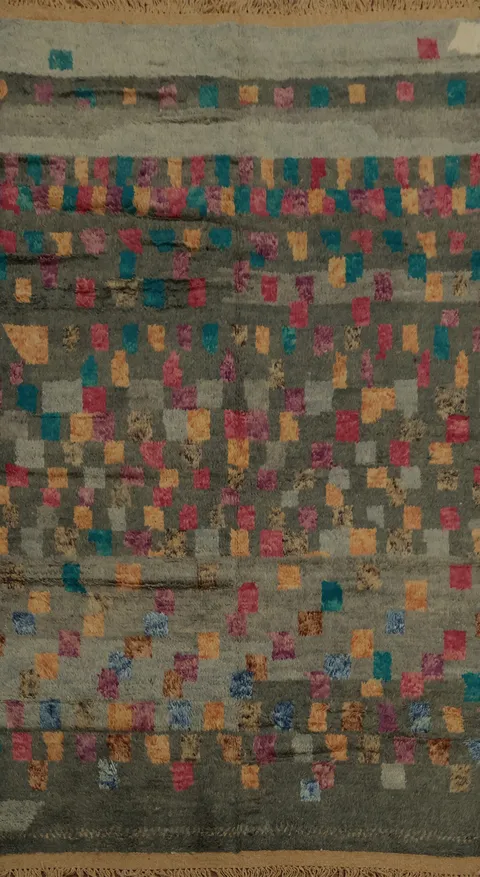 Dazzling Mosaic Moroccan Area Rug 5x9 Perfect for Statement Decor
