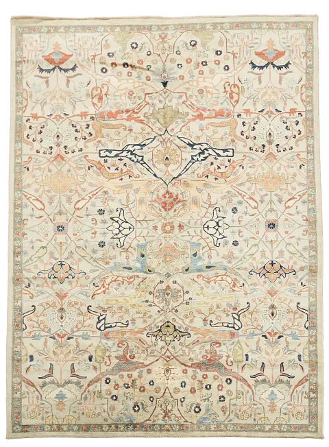 Vegetable Dye Ziegler Handmade Area Rug 10x14