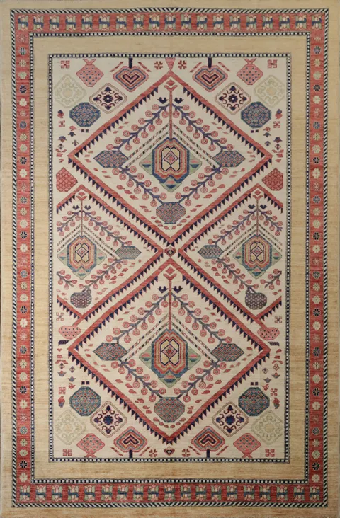 Vegetable Dye Ziegler Oriental Area Rug 6x9