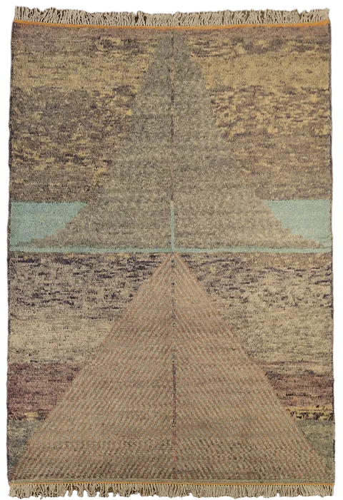 Wool Moroccan Handmade Area Rug 7x11