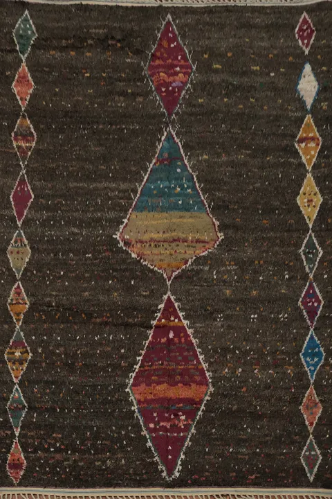 Stunning Moroccan Area Rug 8x11 Enhances Modern Interior Aesthetics