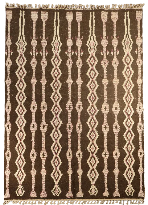Handmade Moroccan Wool Area Rug 8x11