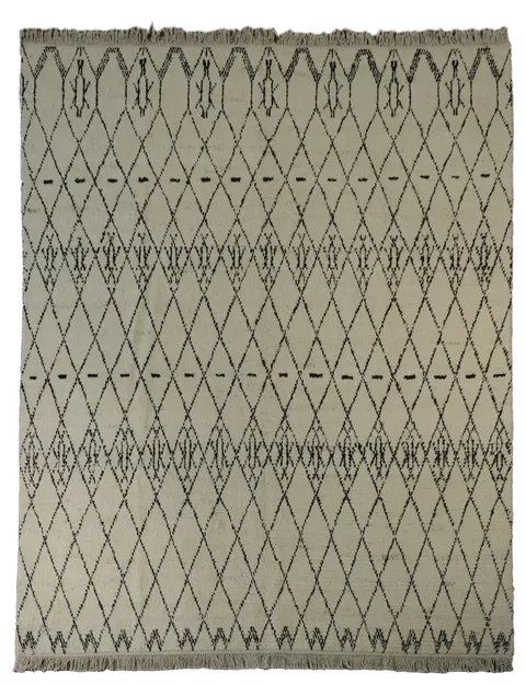 Modern Moroccan Handmade Wool Area Rug 8x10