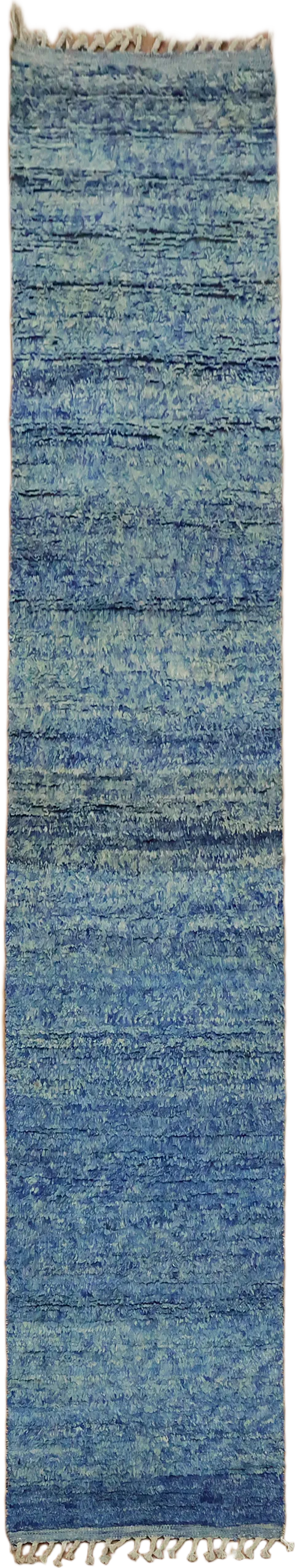 Wool Moroccan Handmade Runner Rug 3x13