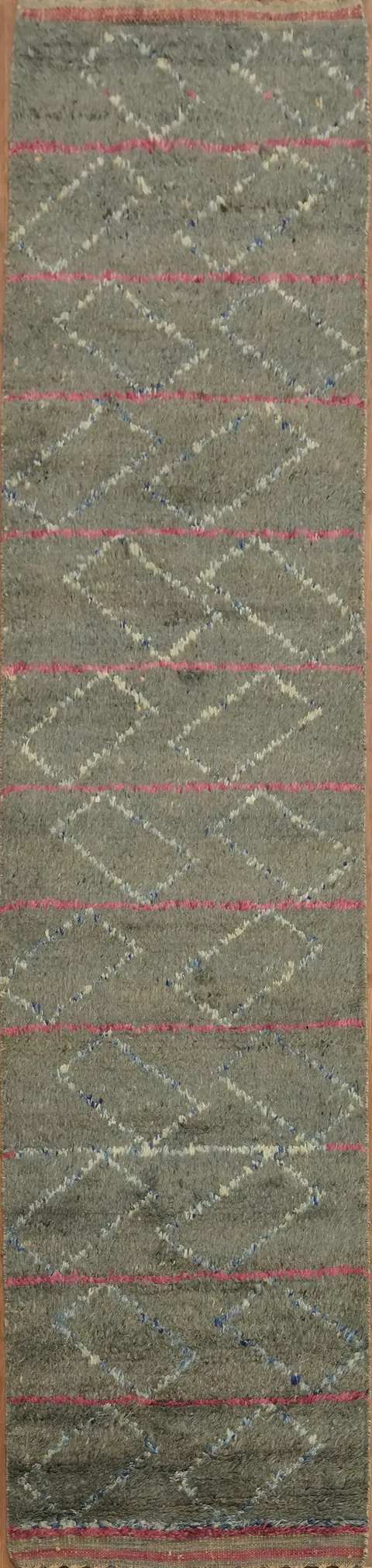 Tribal Moroccan Handmade Runner Rug 3x11