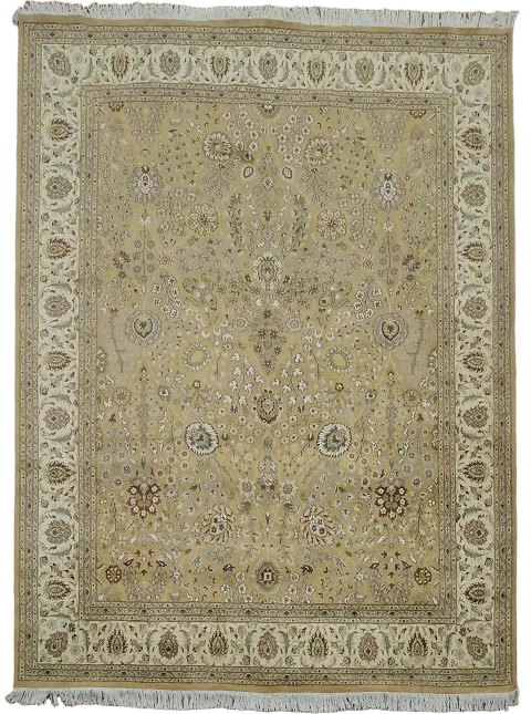 Vegetable Dye Tabriz Handmade Area Rug 8x10