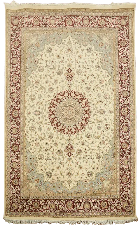 Vegetable Dye Nain Handmade Area Rug 7x10
