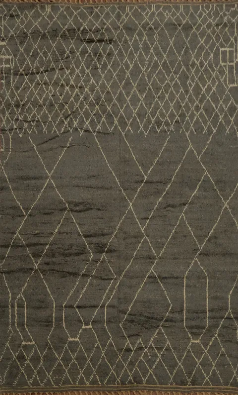 Trellis Moroccan Handmade Area Rug 8x11