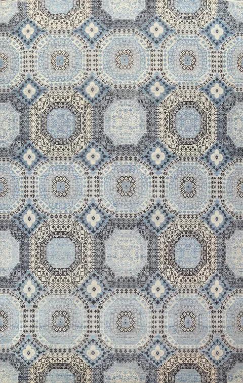 Vegetable Dye Mamluk Handmade Area Rug 9x12