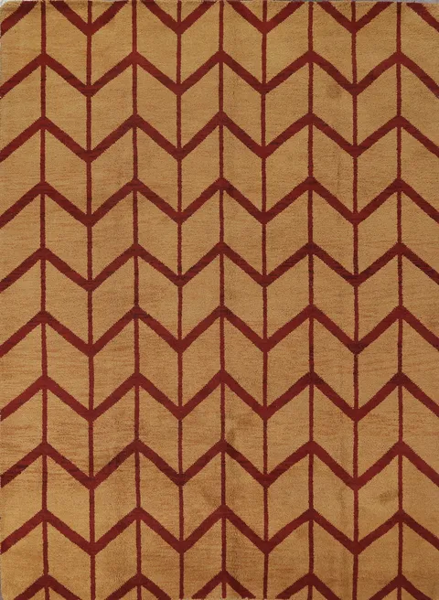 Trellis Modern Wool Area Rug 8x10