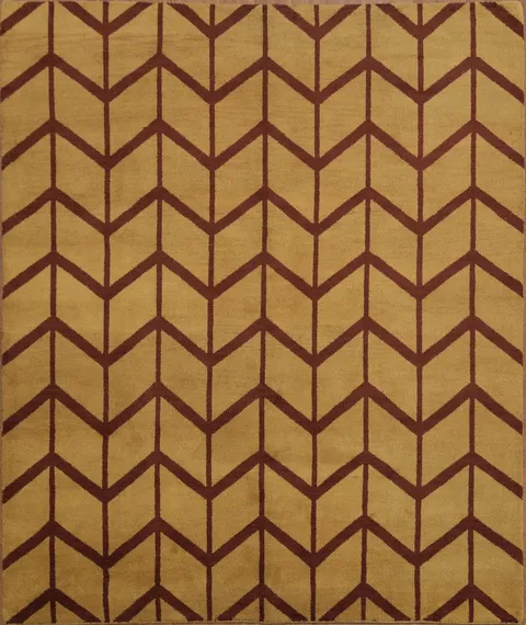 Trellis Modern Wool Area Rug 8x10