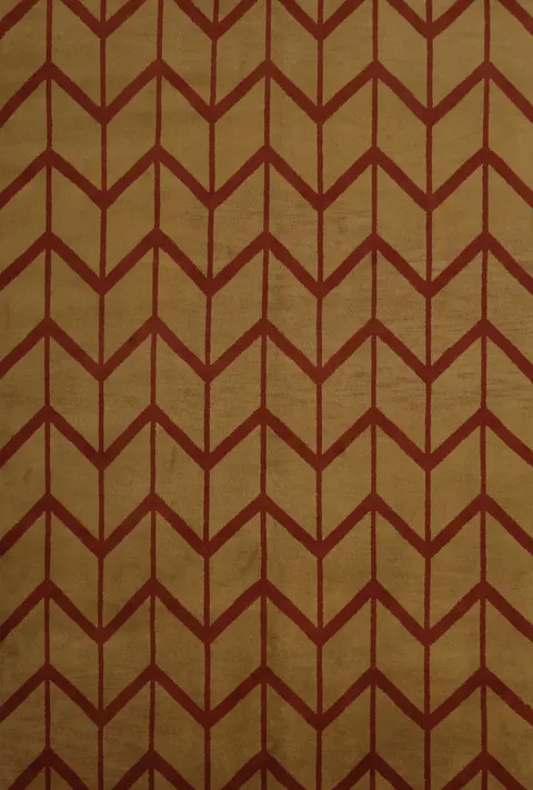Bold Chevron Moroccan Area Rug 8x10 for Sophisticated Living Spaces