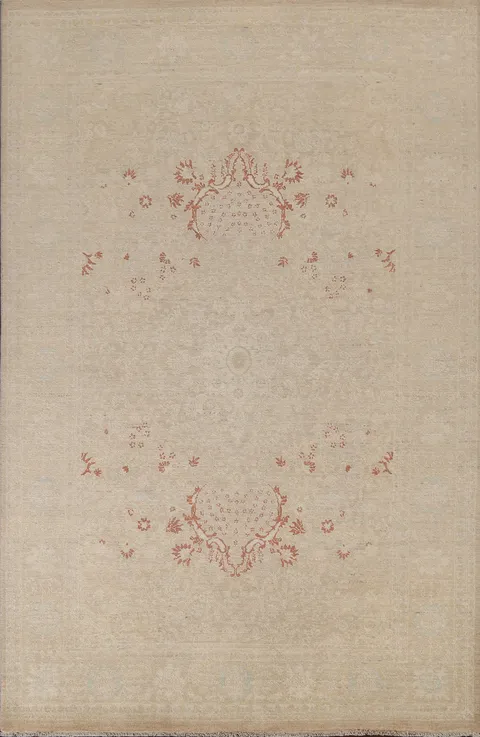 Handmade Oushak Chobi Oriental Area Rug 7x10