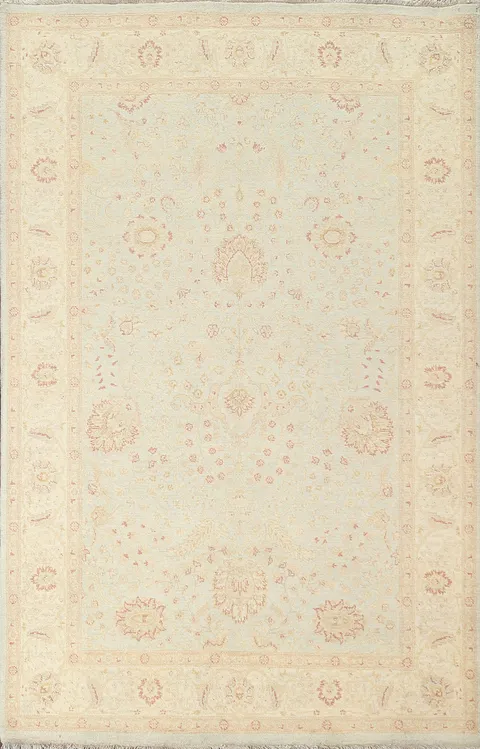 Vegetable Dye Peshawar Chobi Handmade Area Rug 6x8